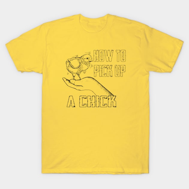 How to Pick up a Chick T-Shirt by Alema Art